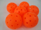 Neuf 6 balles d'extérieur pickleball Franklin X-40 de 6 couleur lave orange