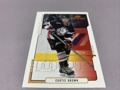 2000-01 Upper Deck MVP #21 Curtis Brown Buffalo Sabres Hockey Card - Image 1 of 4