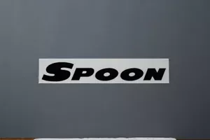 SPOON SPORTS TEAM STICKER DECAL BLACK 800MM GENUINE FROM SPOON JAPAN - Bild 1 von 6