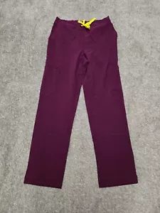 Revel Premium Pantaloni da Joggers Elasticizzati Scrub Borgogna Taglia S - Foto 1 di 6