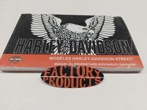 GENUINE HARLEY DAVIDSON 2019 Street Owner's Manual French Canadian 94000543FRCN - Picture 1 of 4