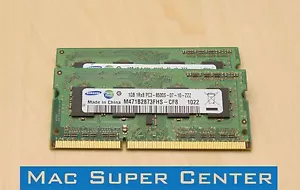 Samsung DDR3 SO-DIMM 2GB (2 x 1GB) PC3-8500S Laptop Memory - Picture 1 of 1