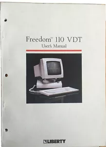 Freedom 110 VDT User’s Manual - Picture 1 of 3