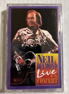 NEIL DIAMOND Live In Concert Cassette Tape # 3 ONLY 1997 Sony Music NEW SEALED - Image 1 of 3