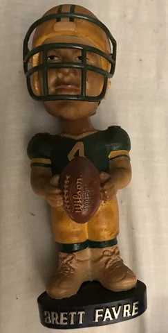 Brett Favre Green Bay Packers Bobblehead 7” Cover