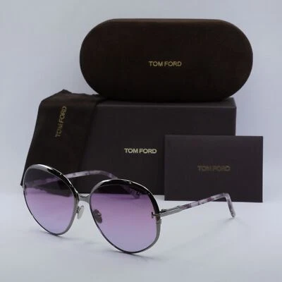 Nuevas gafas de sol TOM FORD FT0913 14Z rutenio/violeta degradado 60-15-140 Foto 1 de 4