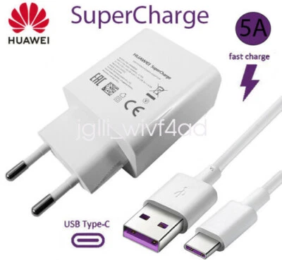 Original Huawei 5A SchnellLadegerät USB Typ C Kabel P10 Plus Mate 10Pro Honor 20 - Bild 1 von 4