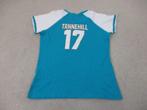 Miami Dolphins Shirt Women Extra Large Green Ryan Tannehill Football Ladies