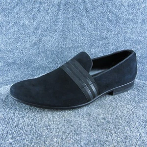 Scarpe mocassino uomo Aldo taglia 10 media pelle nera slip on - Foto 1 di 10