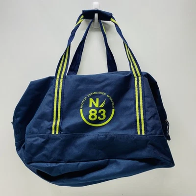 Спортивная сумка Nautica для взрослых темно-синяя с логотипом N83 холщовая на молнии - Изображение 1 из 4