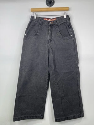 Pantalones de mezclilla bordados de doble barril JNCO 26’ de colección Y2K para mujer talla 11 Foto 1 de 4