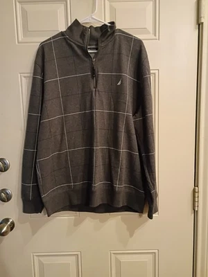 Chaqueta a rayas grises Nautica XL Foto 1 de 3