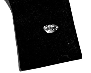 SELTENER HERKIMER DIAMANT winziger QUARZ doppelter Abschluss KRISTALL *Blow out SALE* - Bild 1 von 7