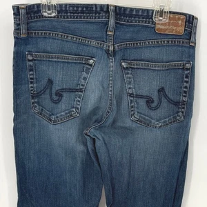 Pantalones de mezclilla AG Adriano Goldschmied The Hero calce relajado para hombre 33x32 azul lavado - Imagen 1 de 6