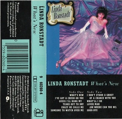 Linda Ronstadt & The Nelson Riddle Orchestra: What's New (Cassette, Pop, 1983) - Image 1 of 4