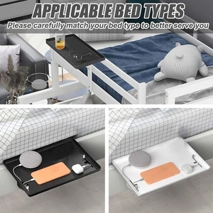 Save Space Bedside Storage Tray Versatile Bedside Storage - Picture 1 of 14