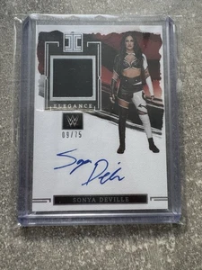 2023 Panini Impeccable WWE Elégance Memorabilia Autographs Sonya Deville #09/75 - Bild 1 von 2
