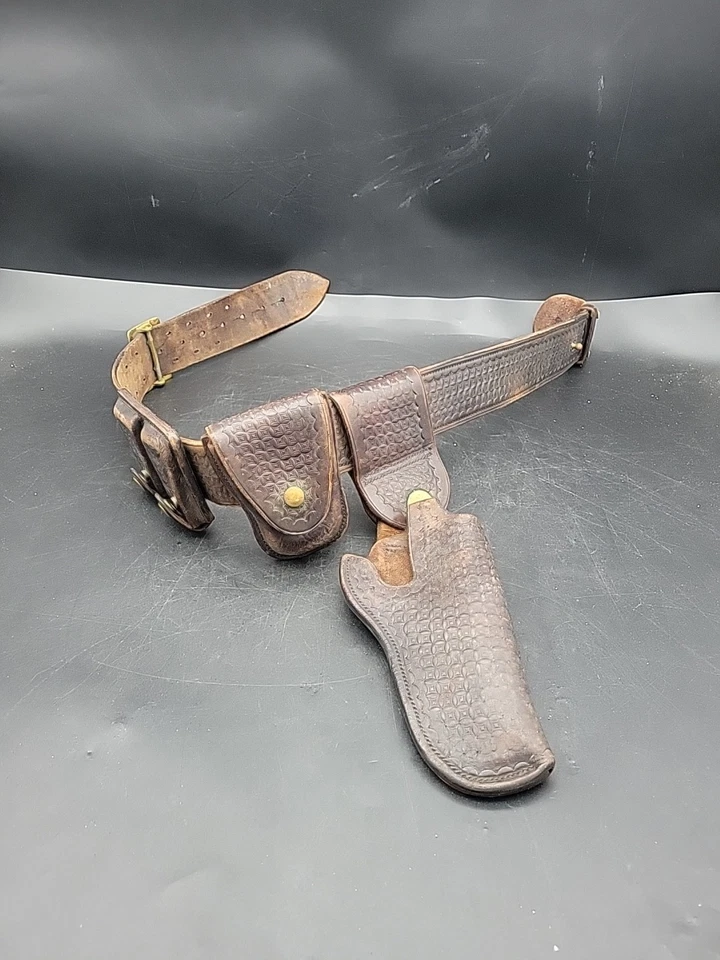 W.V. mecanizado a mano Lote de fundas cinturón Compton talla 32 Foto 1 de 4