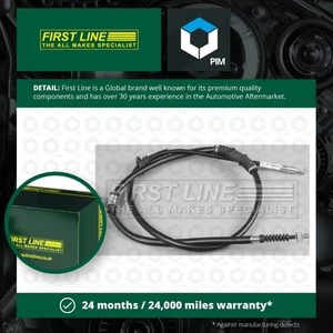 Cable de freno de mano compatible con PROTON SATRIA 1.6 trasero izquierdo 96 a 00 4G92 freno de mano nuevo - Imagen 1 de 3
