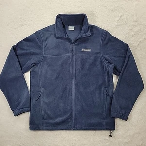 Columbia Fleecejacke Herren Gr. M blau Full Zip Outdoor Wandern Kordelzug - Bild 1 von 11