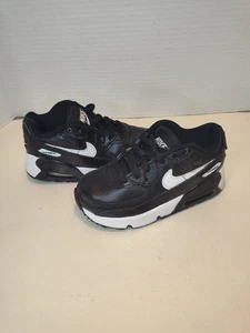 Scarpa Nike Air Max 90 LTR bambino nero-bianco taglia 9C - CD6868-010 - Foto 1 di 13