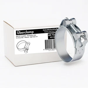 Überclamp Heavy-Duty 68mm-73mm Hose Clamp W2  – Radiator/IC – DIN 3017 German - Picture 1 of 8