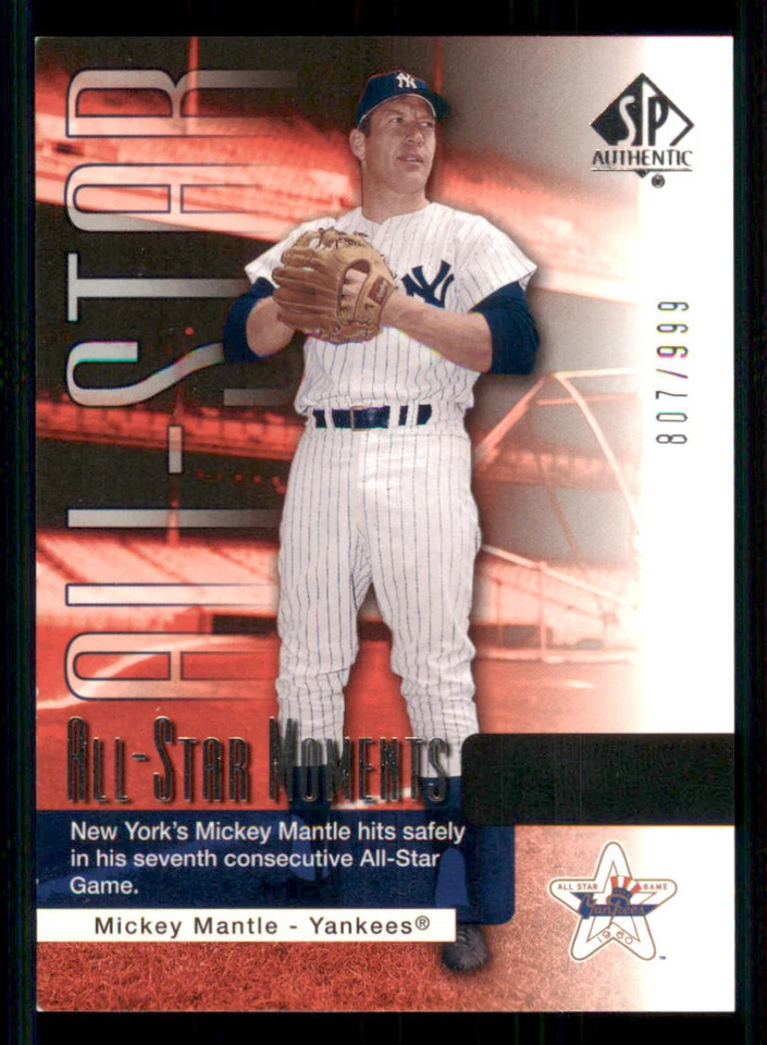 2004 SP Authentic #142 Mickey Mantle ASM /999 - Image 1 of 2