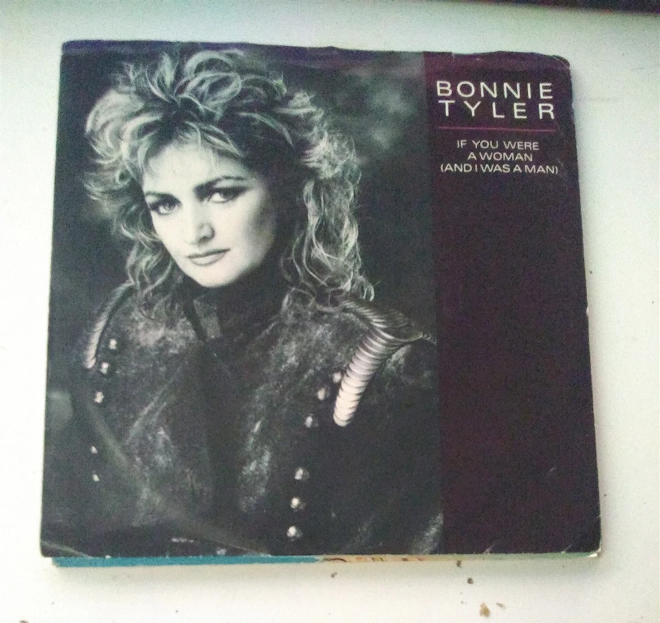 Bonnie Tyler, If You Were a Woman (and I Was a Man) ~ NM 1986 Columbia 45 +PS Foto 1 de 1