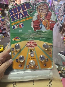 1990 Super Star Collectible Action Marbles Set #2 Ripken, McGriff, Yount & More - Picture 1 of 11