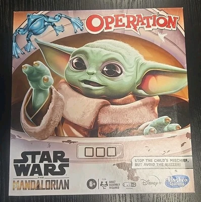 Hasbro Disney OPERATION Star Wars The Mandalorian Board Game  - Image 1 of 4