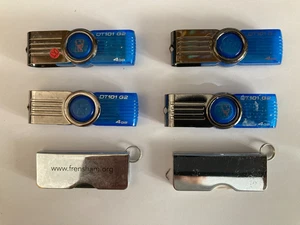 Job Lot 4GB x 6 Kingston DT101 G2 & Generic USB 2.0 Flash Drive Memory Sticks - Photo 1/1