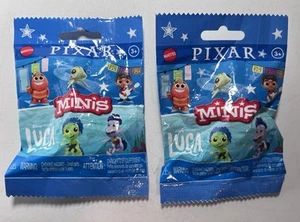 Mattel 2020 Disney PIXAR MINIS LUCA 1 FIGURA NUEVO Bolso Ciego X2 - Imagen 1 de 2