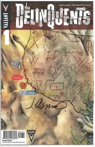 THE DELINQUENTS #1 SIGNED EXCLUSIVE WEST COAST VARIANT + SIGNED PRINT VALIANT - Picture 1 of 2