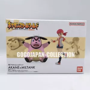 FIGURA POKEMON SCALE WORLD JOHTO SERIES AKANE & MILTANK - Imagen 1 de 4