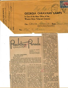 Athens, Atlanta Georgia Caravans Camps trip to Banff, Portland and back 1938 - Picture 1 of 4