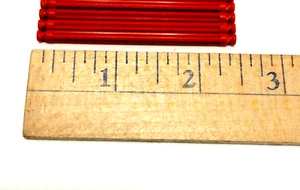 20 Stück Micro K'Nex Ersatzteile Stücke Red Rod 2 1/2" - Bild 1 von 1