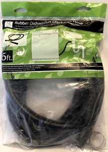 Homewerks Rubber Dishwasher Discharge Hose 6ft (5/8") HRBISO3B - Picture 1 of 3