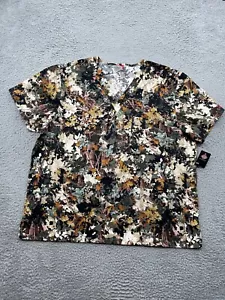 NEW Dickies Camo Scubs Shirt Adult 2XL XXL Short Sleeve Camouflage Nurse Men - Picture 1 of 10