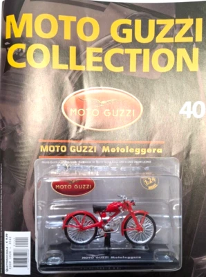 HACHETTE STARLINE 1:24 MOTO GUZZI  MOTOLEGGERA  CON FASCICOLO 40 - Immagine 1 di 2