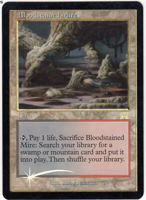 Bloodstained Mire - Onslaught Light Play Foil Magic mtg LP - 5 - Image 1 of 2