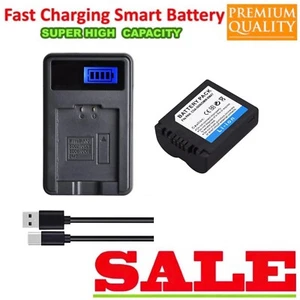 Battery / USB Charger For PANASONIC CGR-S006E DMW-BMA7 DE-A44 DE-994 DE-994A AUS - Picture 1 of 7
