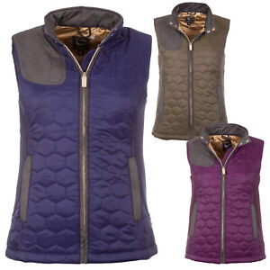 Rydale Quilted Gilet Waistcoat Bodywarmer Sleeveless Jacket Vest 3 Colours