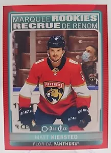2021-22 O-Pee-Chee Matt Kiersted RC #636 Red Border Florida Panthers - Picture 1 of 2
