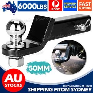 2" Heavy Duty Towbar Tow Bar Mount Tongue Hitch For Trailer 4WD Car Caravan - Picture 1 of 9