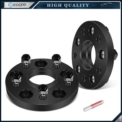 2 Pcs 20mm 5x120 Hub Centric Wheel Spacers 14x1.5 For Chevy Camaro Corvette C8 - Image 1 of 4
