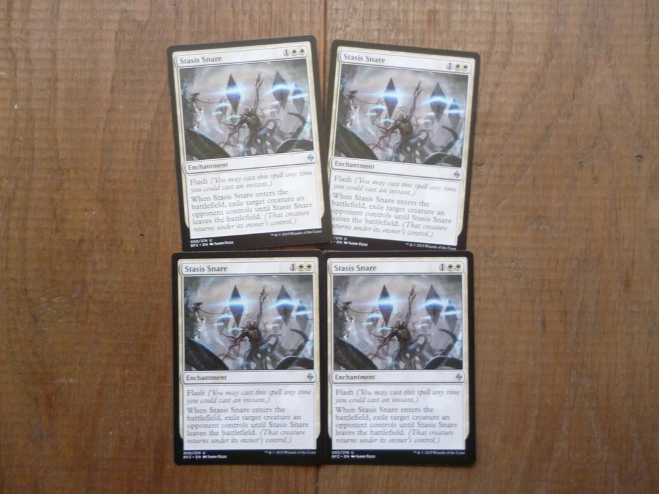 MTG 4 x Stasis Snare Battle Zendikar uncommon Magic The Gathering Playset NM - Image 1 of 1