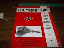 The King Line Tractor drawn Implements & Repairs 26 Page Manual