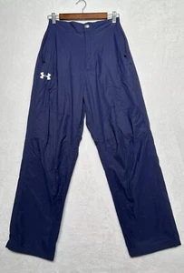 Under Armour Pants Blue Storm Rain Lined Outerwear Vented Loose Snow Mens Small - Picture 1 of 15