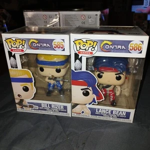 Bill Rizer & Lance Bean - Contra Funko POP! Games Set 585 & 586  - Picture 1 of 20