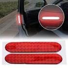 2 Red Reflective Safety Warning Strip Tape Car Accessories Bumper P Door I2y7